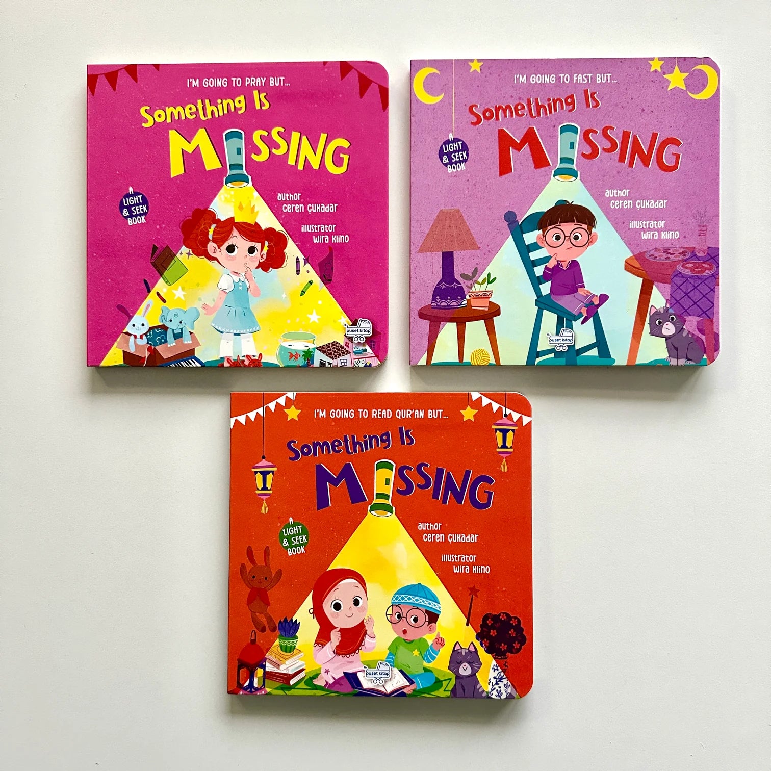 Something Is Missing – Light & Seek Board Book Set