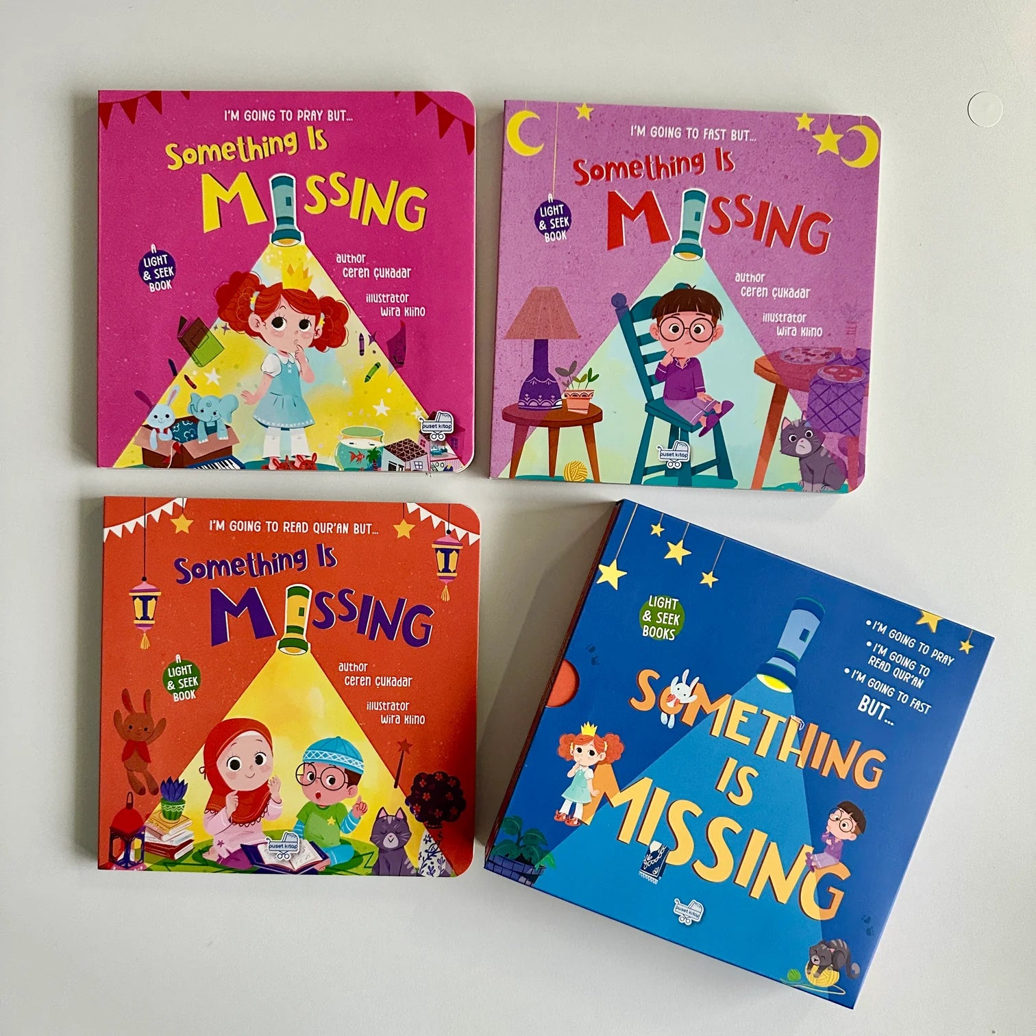 Something Is Missing – Light & Seek Board Book Set