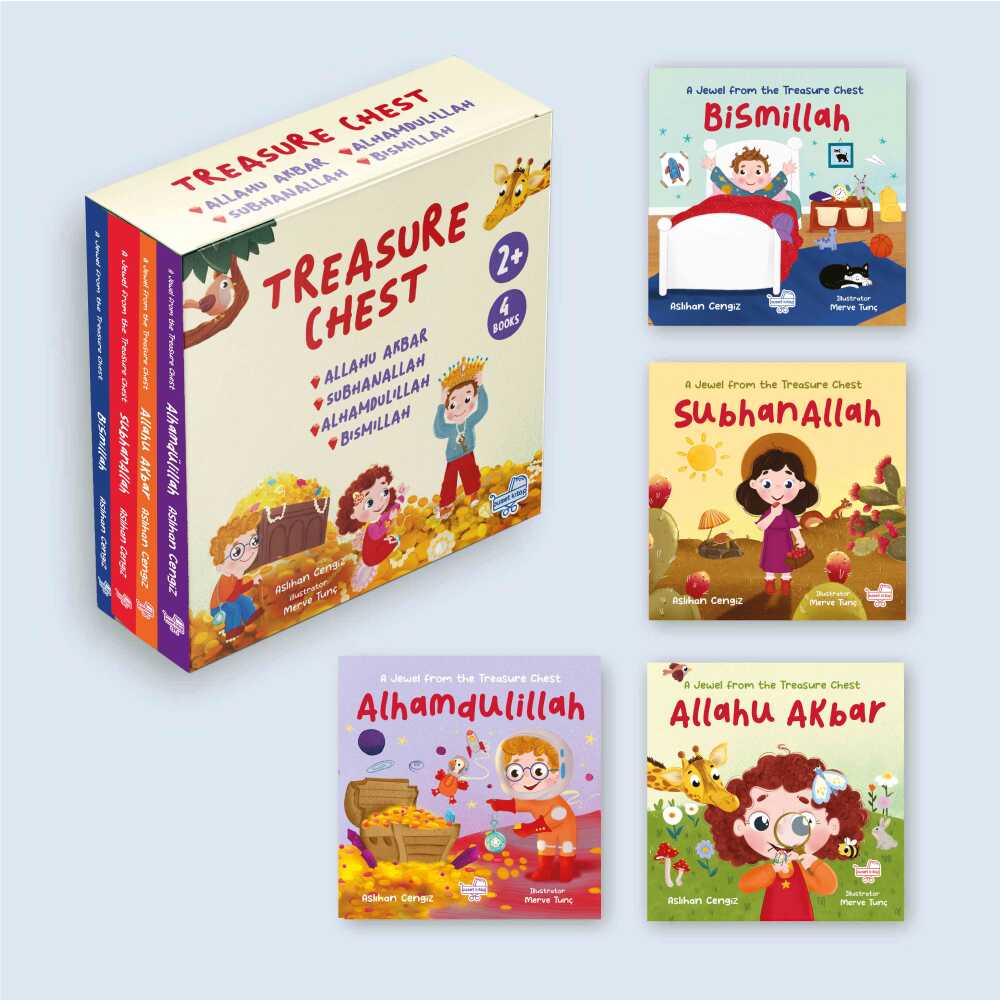 A Jewel from the Treasure Chest – Set 1 (4 Mini Board Books) | Islamic Children’s Book Series